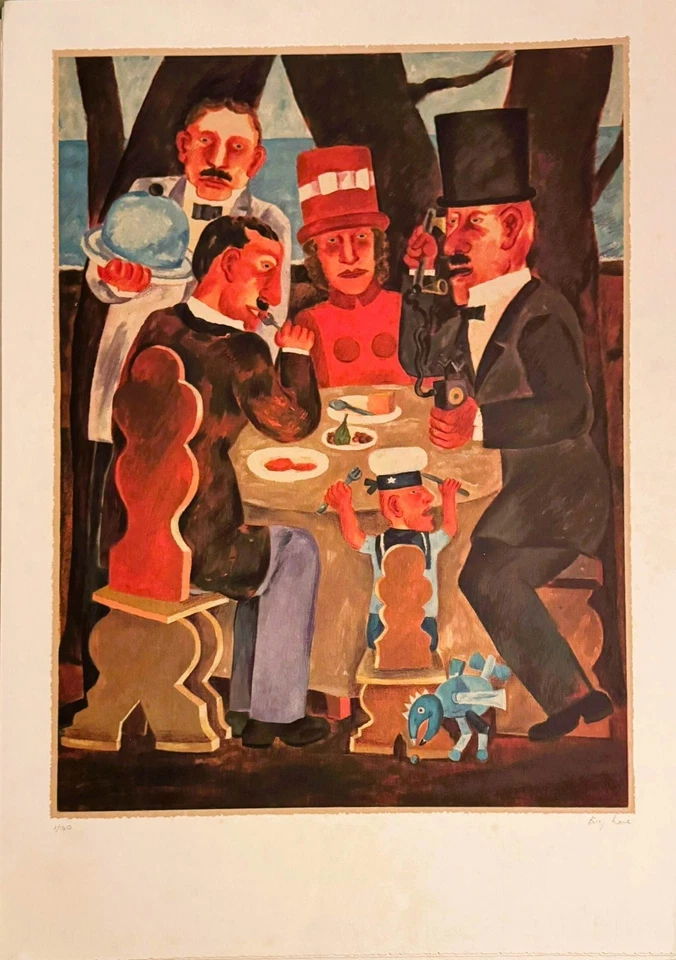 Franz Borghese  Litografia a colori Senza Titolo - Immagine 1 di 1