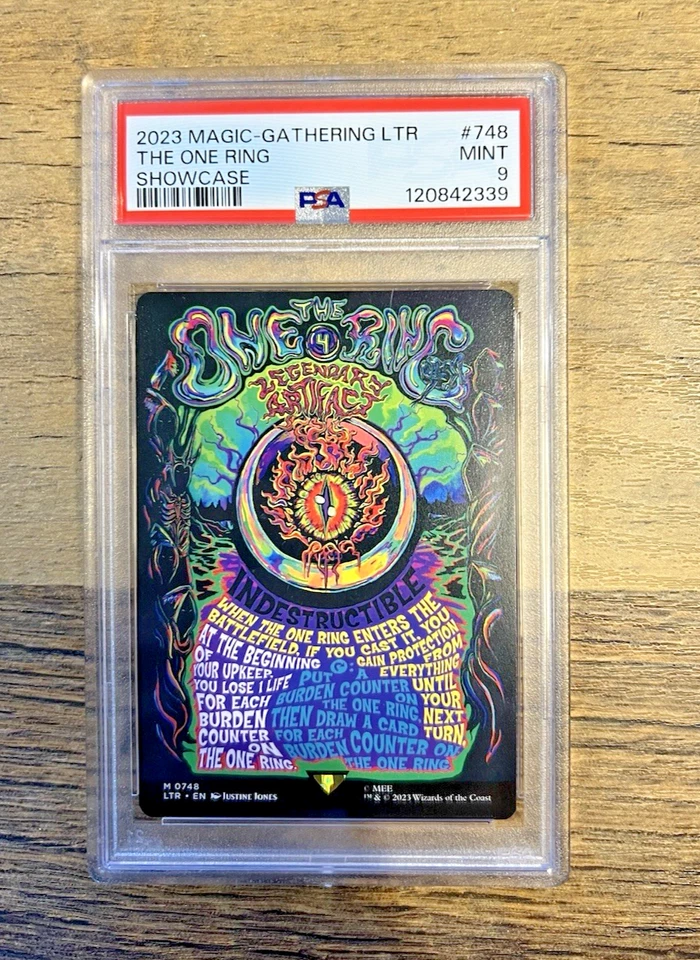 MTG - The One Ring Borderless Poster - PSA 9 Lord of the Rings LotR MINT 9 - Image 1 of 1