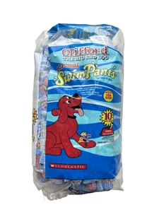 Clifford Swim Pants Diapers 2003 Vintage NEW Sealed 10 Pack Large Collectible - Picture 1 of 7