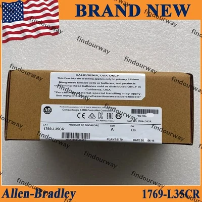 New NEW AB 1769-L35CR /A CompactLogix ControlNet Redundant Controller AB - Image 1 of 4