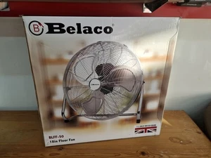 Belaco Metal floor fan 18" High velocity chrome - Picture 1 of 1