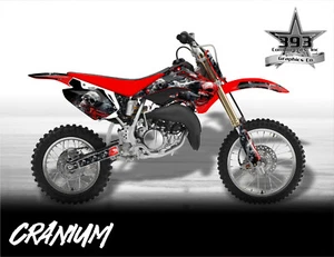 Kit Gráficos Llama Calavera Honda CR 85 CR85 2003 - 2014 Calcomanía Adhesiva - Imagen 1 de 2