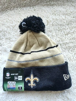 New Orleans Saints New Era 2014 Thanksgiving On Field Sport Knit Hat Beanie RARE - Image 1 of 4