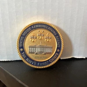 White House Comms Agency Chief Petty Officer Association Challenge Coin #’d /300 - Picture 1 of 3