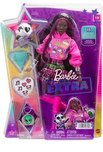 Barbie Muñeca Extra #19 con mascota panda y accesorios afroamericana NUEVA - Imagen 1 de 5