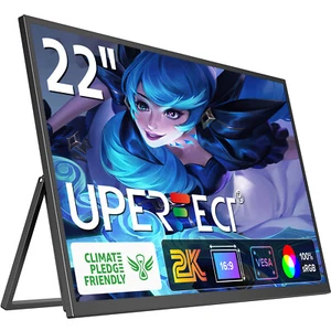UMax 22 - 22 Inch Monitor Portable Monitor 1440P Computer Display with Stand - Picture 1 of 11