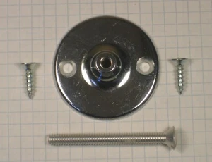 BRIDA HANGROD JACKNOB #16110, FUNDICIÓN A PRESIÓN DE ZINC, CROMO PULIDO, ¡SIN BUCLE!¡!¡! - Imagen 1 de 3