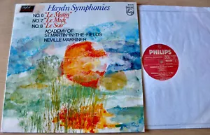 PHILIPS 6514 076 HAYDN SYMPHONIES 6-7-8 LP MARRINER (1982) DIG NM HOLLAND - Foto 1 di 2