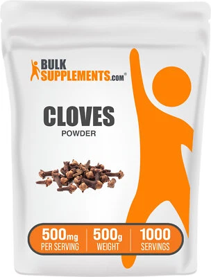 BulkSupplements Clavo de olor en polvo - Suplemento de clavo de olor - 500 mg porción Foto 1 de 4