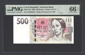 Czech Republic 500 Korun 2009 P24b Uncirculated Grade 66 - Picture 1 of 2
