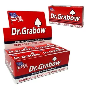 Dr Grabow Pipe Filters (Full Display Box of 12 Units, 120 Filters Total) - Picture 1 of 2