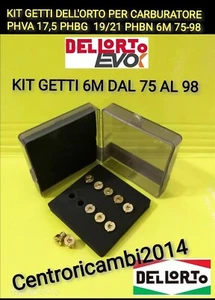 KIT GETTI DELL'ORTO PER CARBURATORE PHVA 17,5 PHBG 19/21 F12 6M 75-98 KTM LEM - Foto 1 di 1