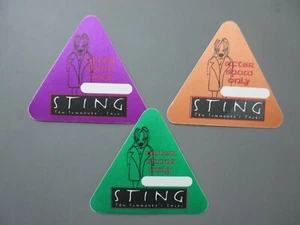Pegatinas satinadas Sting Backstage Pass TRES Triángulos Diez Invocadores - ¡OTTO! - Imagen 1 de 1