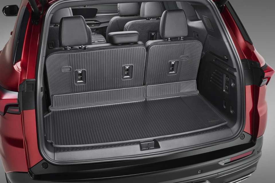 2025-2026 Enclave Integrated Cargo Liner in Black w/ Buick Logo 26383874 OEM GM - Image 1 of 1