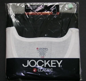 Men's Jockey  Classic A-Shirts - 100% Combed Cotton Large - Picture 1 of 2