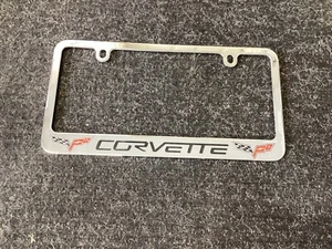 Marco de placa de acero inoxidable Corvette Stingray - Imagen 1 de 1