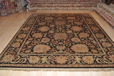 ON SALE _HAND-MADE_TRADITIONAL 8' x 10'  floral design wool fine quality wool - Image 1 of 4