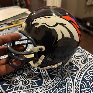 Denver Broncos Riddell Replica Mini Miniature Helmet 3-5/8 NFL Authentic