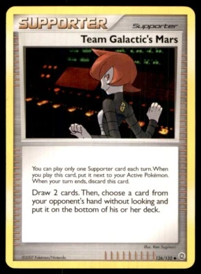 2007 Diamond & Pearl - Secret Wonders Team Galactic’s Mars Uncommon #126 - Image 1 of 2