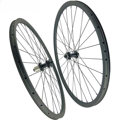 650B 27.5er Carbon Mountain Bike Wheels Straight Pull Clincher Tubeless Wheels - Image 1 of 4