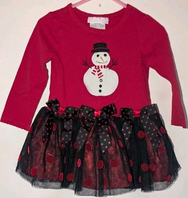BONNE BABY Toddler Girl's Holiday Dress w/Tutu - Size 18 Mos. - Image 1 of 4