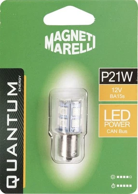 Magneti Marelli P21W lampadina singola auto LED 13SMD 12V attacco BA15s MAGNETI - Immagine 1 di 3