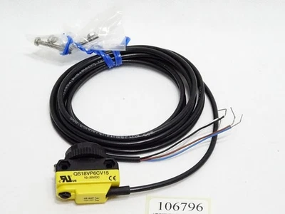 Banner Turck QS18VP6CV15 Photoelectric Sensor  - Bild 1 von 3