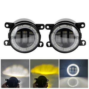 Car LED Front Eye Fog Light Lamp for Honda Civic 1973-2023 With Yellow Color - Picture 1 of 9
