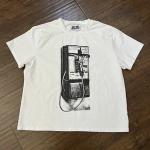 Hard Jewelry Will You Answer Jesus Christ Payphone White T-Shirt Mens Large RARE - Picture 1 of 8