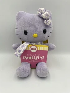 Build A Bear Hello Kitty Small Frys Plush Toy 8" Tall Light Purple Scarf Bow - Picture 1 of 13