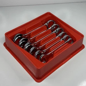 Snap On Tools OXI706B 6 Pc 12Pt SAE Flank Dr  Midget Combination Wrench Set USA - Picture 1 of 22