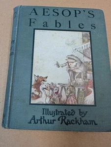 Aesop's Fables Arthur Rackham 1912 Illustrated Classic Fables Heinemann - Imagen 1 de 7