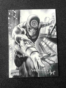 Bullseye 2024 Marvel Masterpieces Nahuel Grego Preliminary Art #70 - Picture 1 of 2
