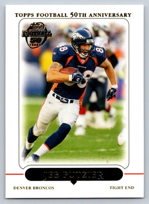 2005 Topps #73 Jeb Putzier Denver Broncos - Image 1 of 2