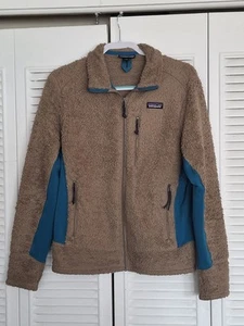 Patagonia Pile Marrone Teal Giacca Uomo Medium Polartec Fili Comuni Full Zip - Foto 1 di 12
