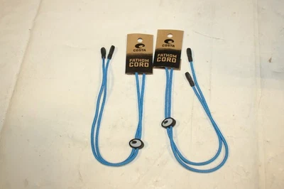 NEW 2 PACK Costa Del Mar Fathom Cord Retainer for Sunglasses Blue Foto 1 de 2