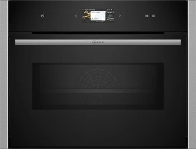 Neff C24MS31N0 N90 Kompaktbackofen mit Mikrowelle, 60 cm breit, 900 W, 45 L, TFT - Bild 1 von 4