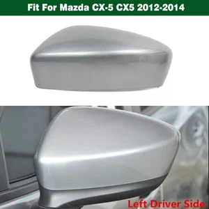 Cubierta del espejo retrovisor delantero izquierdo tapa plateada para Mazda CX-5 2012-2014 - Imagen 1 de 7
