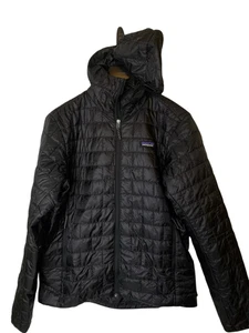Patagonia Nano Puff Hoody jacket black men's size large NEW WITH TAGS 84223 - Picture 1 of 5