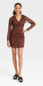 Vestito donna bodycon manica lunga increspato davanti - Un nuovo giorno™ - Foto 1 di 4