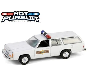 FORD LTD Crown Victoria Wagon - Illinoise - 1988 - Police - Greenlight 1:64 - Foto 1 di 6