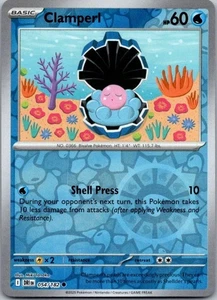 Clamperl Reverse Holo Common SV10: Destined Rivals 054/182 NM - Bild 1 von 2