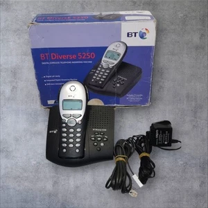 BT Diverse 5250 Bezprzewodowy telefon i sekretarka z pudełkiem – w bardzo dobrym stanie – Testowany klasyczny - Zdjęcie 1 z 7