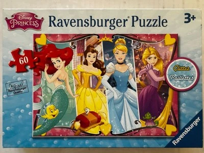 Ravensburger Puzzle 2017 Age 3+ 60 Piece Disney Princess Glitter HEARTSONG - Image 1 of 4