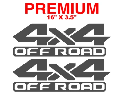 Calcomanía adhesiva de vinilo todo terreno 4x4 premium 1500 2500 para camioneta Dodge Ram Dakota Foto 1 de 4