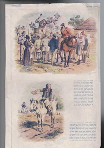 PRINT , COLOUR , 1933 , AN AUCTION SALE OF THE DIGGINGS , ( GOLD ) - Imagen 1 de 1