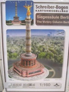 Siegessäule Berlin Schreiber-Bogen Kartonbausatz *NEU* Bastelbogen - Bild 1 von 1