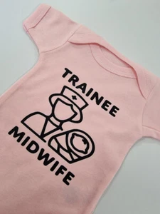 Trainee Midwife - Baby Grow - TM01 - Imagen 1 de 17