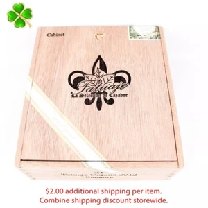 Tatuaje Cojonu 2012 Sumatra scatola vuota per sigari in legno 7" x 6,25" x 2,5" - Foto 1 di 12