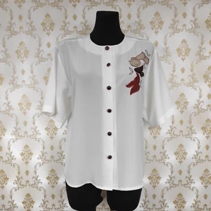 BONITA Y ACOGEDORA BLUSA ACENTO ABSTRACTO DE TU SEXTO SENTIDO C&A. TALLA XL - Imagen 1 de 4